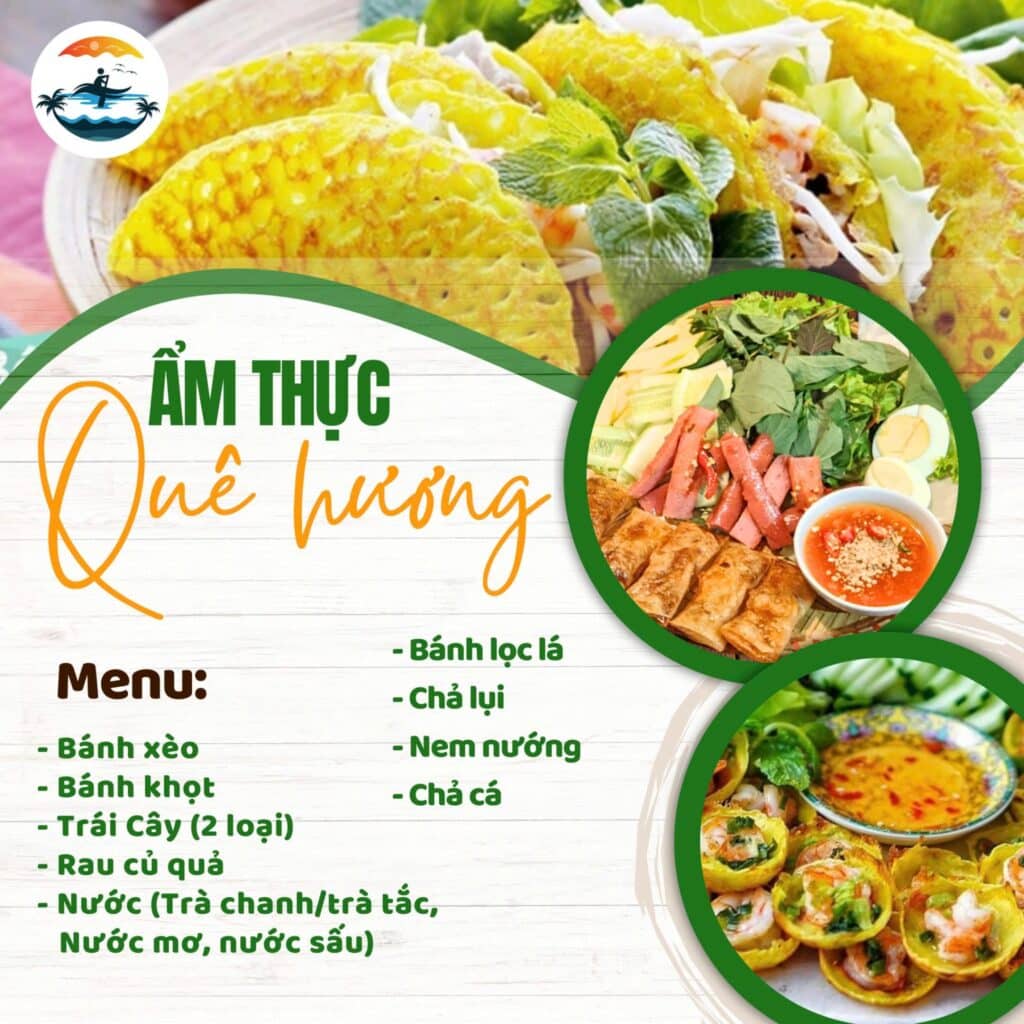 Ẩm thực quê hương tại Resort Hodota