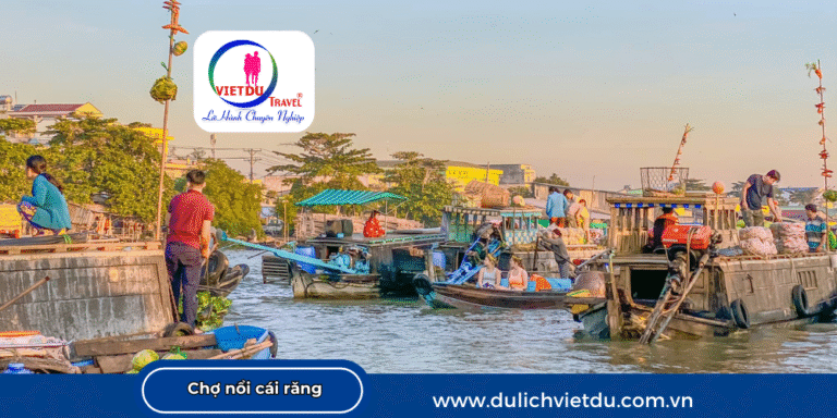 Chợ nổi cái răng Cần Thơ