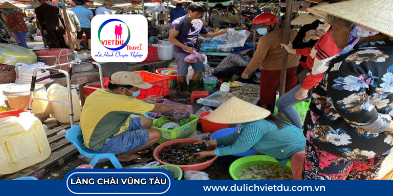 làng chài ở Vũng Tàu đầy thơ mộng và hoang sơ