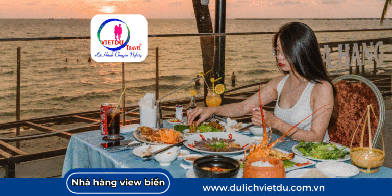 Nhà hàng view biển Phú Quốc đẹp lung linh