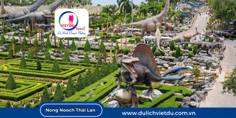 công viên khủng long Nong Nooch Thái Lan