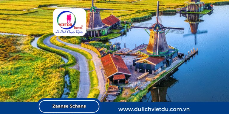 Làng cối xay gió Hà Lan Zaanse Schans
