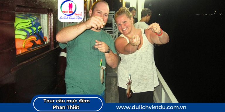 Tour câu mực đêm Phan Thiết