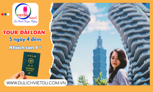 Tour Đài Loan 5 ngày 4 đêm