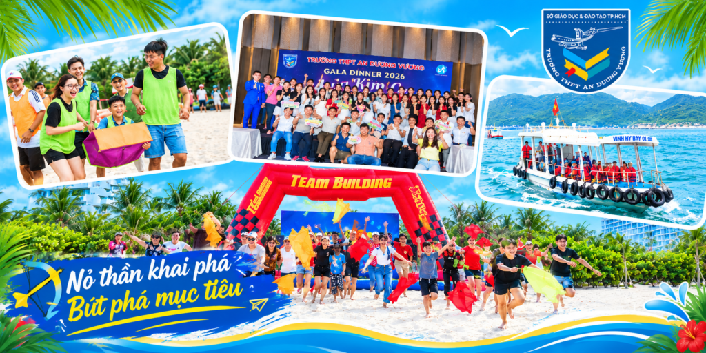 TEAM BUILDING CAM RANH 3 NGÀY 2 ĐÊM – TRƯỜNG AN DƯƠNG VƯƠNG