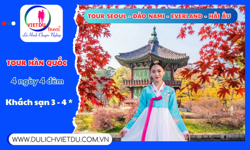 Tour Hàn Quốc 4 ngày 4 đêm giá rẻ